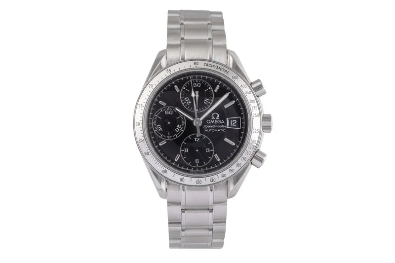Omega Speedmaster Date chronograph steel automatic men's watch 3513.50.00 LP: 6100EUR [2504907]