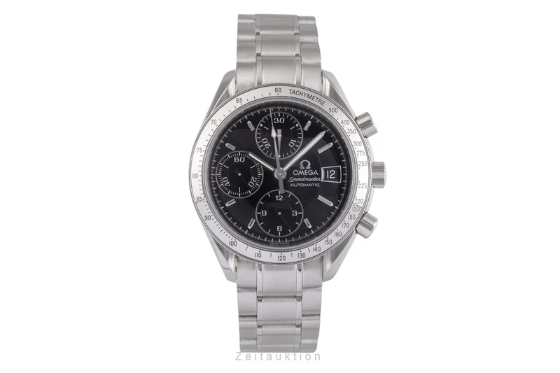 Omega Speedmaster Date chronograph steel automatic men's watch 3513.50.00 LP: 6100EUR [2504907]