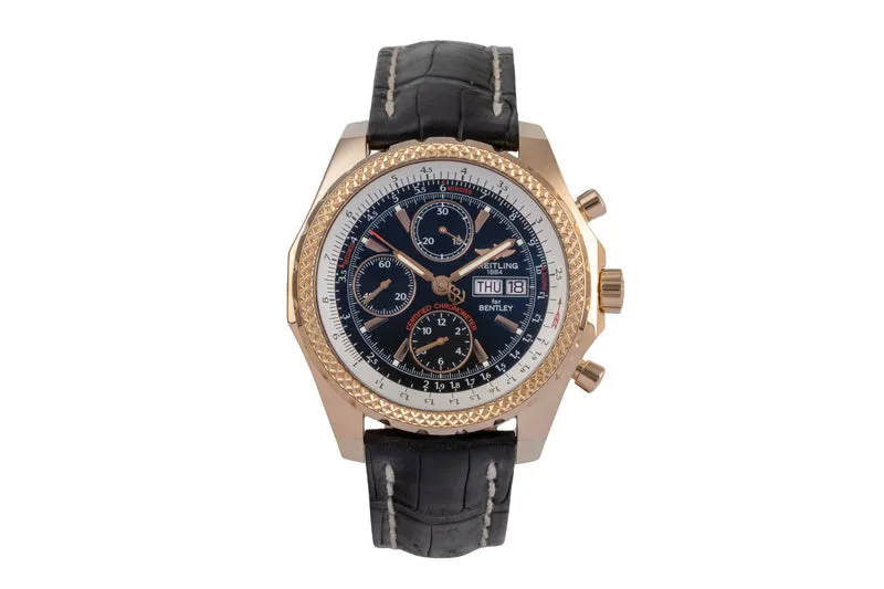 Breitling Bentley GT chronograph 18 ct gold automatic men's watch H13363 Limited [2505297]