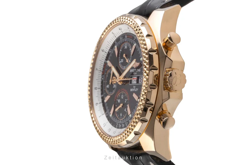 Breitling Bentley GT chronograph 18 ct gold automatic men's watch H13363 Limited [2505297]