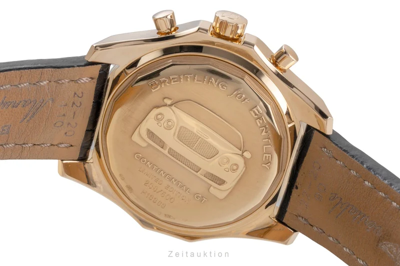 Breitling Bentley GT chronograph 18 ct gold automatic men's watch H13363 Limited [2505297]