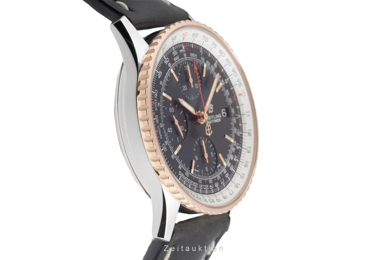 Breitling Navitimer chronograph steel / gold automatic men's watch U13324 LP: 7850EUR [2505352]