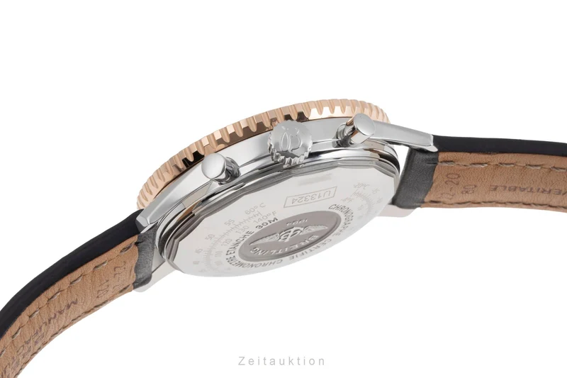 Breitling Navitimer chronograph steel / gold automatic men's watch U13324 LP: 7850EUR [2505352]