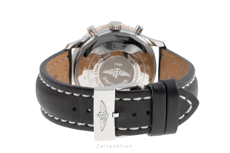Breitling Navitimer chronograph steel / gold automatic men's watch U13324 LP: 7850EUR [2505352]
