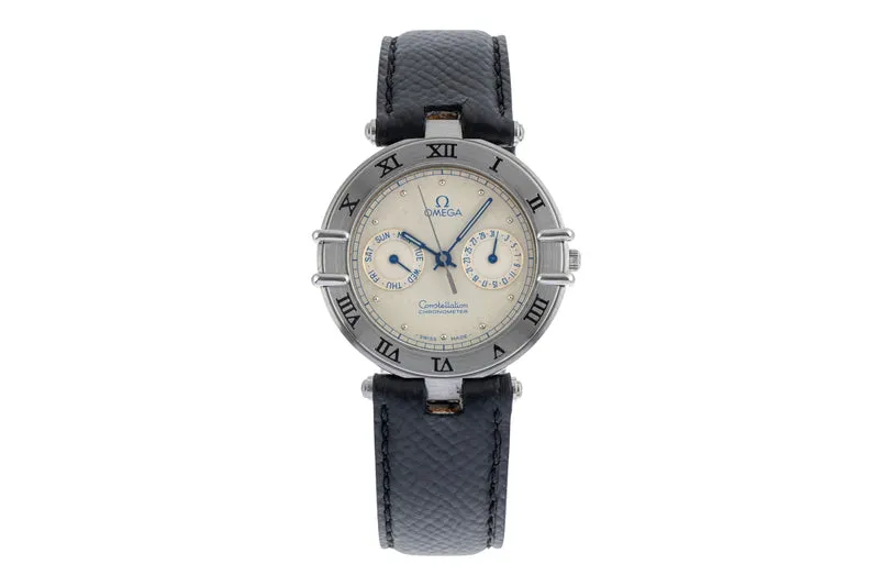 Omega Constellation steel quartz men's watch 198.0155 Vintage [2504121]