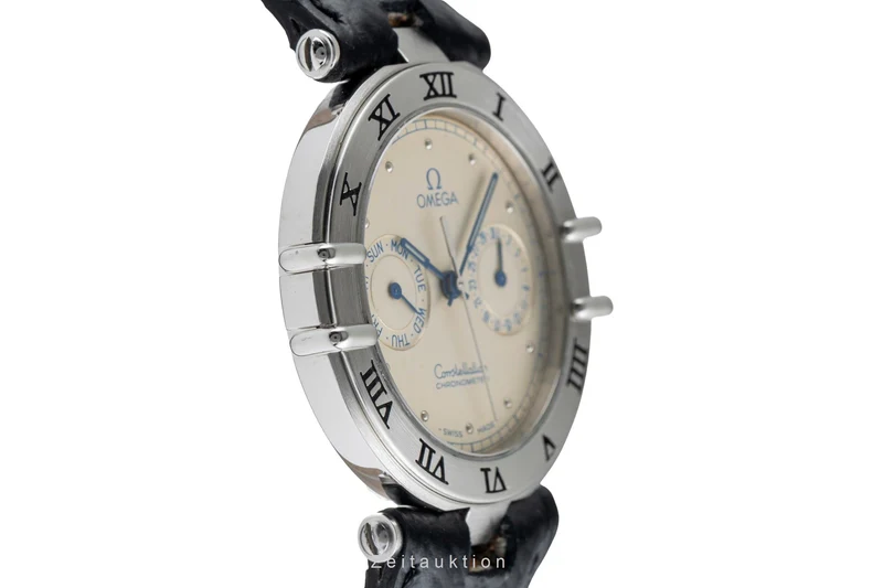 Omega Constellation steel quartz men's watch 198.0155 Vintage [2504121]