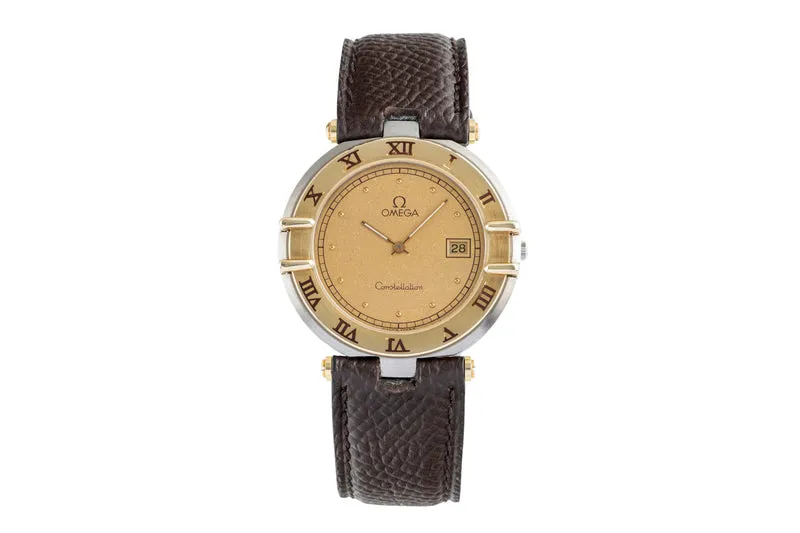 Omega Constellation steel / gold quartz unisex 196.0305 Vintage [2505338]