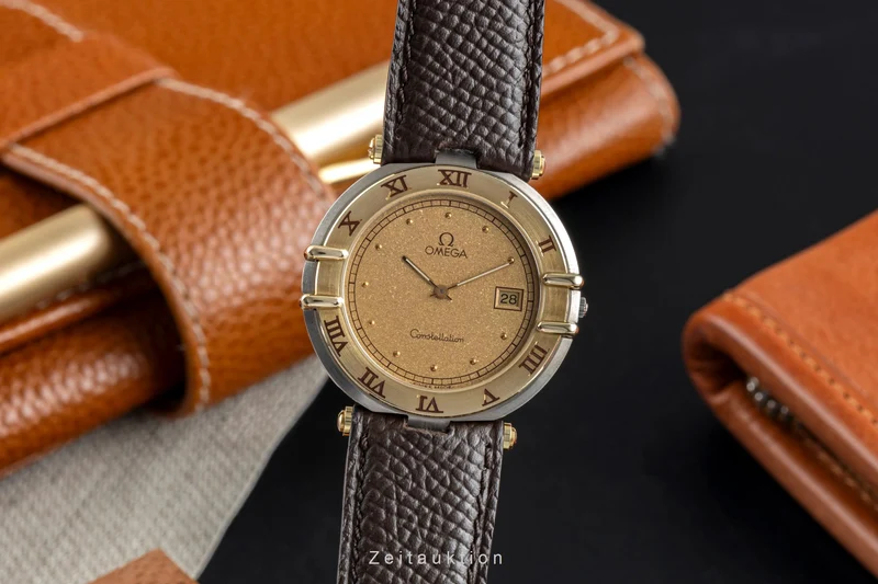 Omega Constellation steel / gold quartz unisex 196.0305 Vintage [2505338]