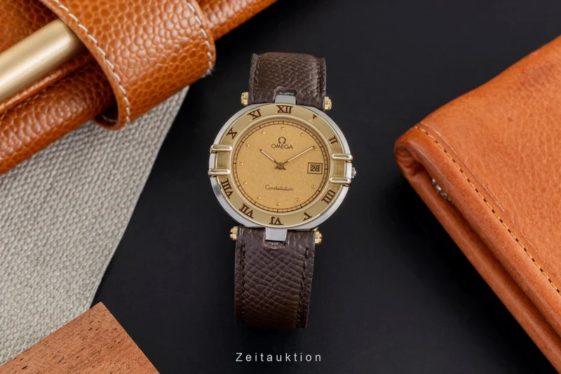 Omega Constellation steel / gold quartz unisex 196.0305 Vintage [2505338]