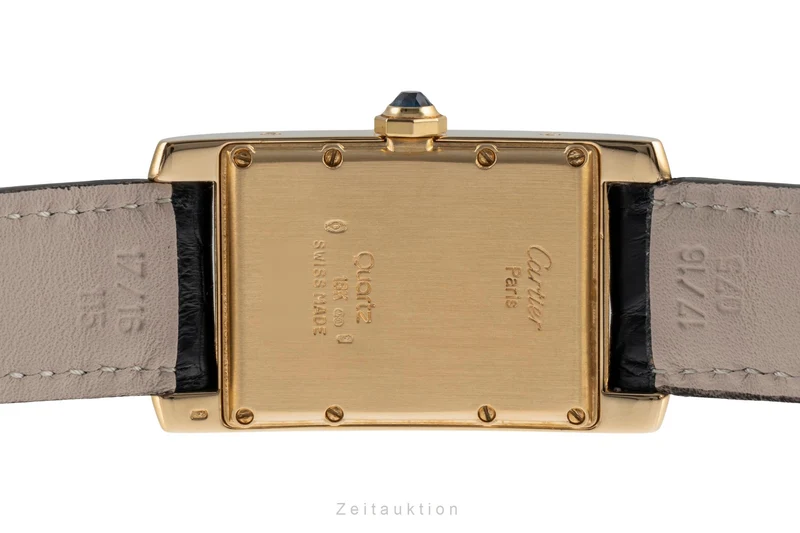 Cartier Tank Américaine 18 ct gold quartz men's watch W2600951, 8012905 [2504068]