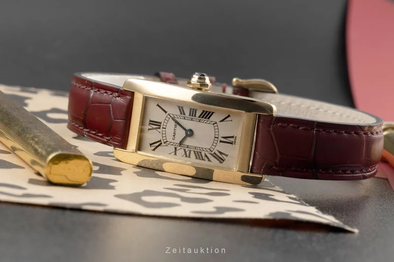 Cartier Tank Américaine 18 ct gold quartz women's watch W2601556, 1710 [2504040]