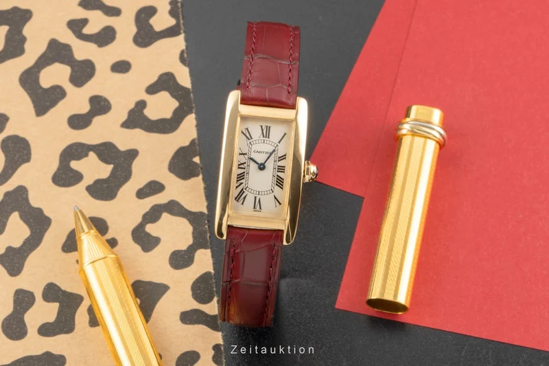 Cartier Tank Américaine 18 ct gold quartz women's watch W2601556, 1710 [2504040]