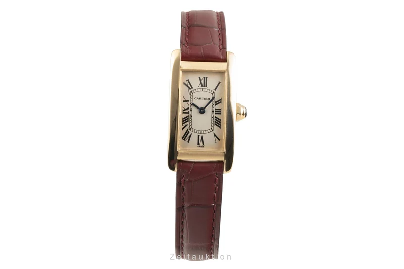 Cartier Tank Américaine 18 ct gold quartz women's watch W2601556, 1710 [2504040]