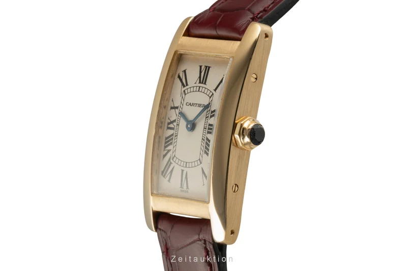 Cartier Tank Américaine 18 ct gold quartz women's watch W2601556, 1710 [2504040]
