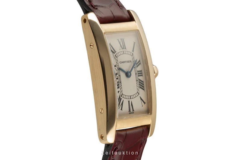Cartier Tank Américaine 18 ct gold quartz women's watch W2601556, 1710 [2504040]