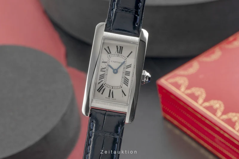 Cartier Tank Américaine steel quartz women's watch WSTA0043, 4274 LP: 4550EUR [2504763]