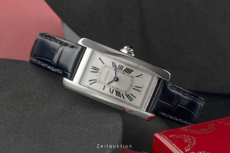 Cartier Tank Américaine steel quartz women's watch WSTA0043, 4274 LP: 4550EUR [2504763]