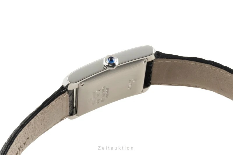 Cartier Tank Francaise 18 ct white gold automatic men's watch W5001156, 2366 [2504466]