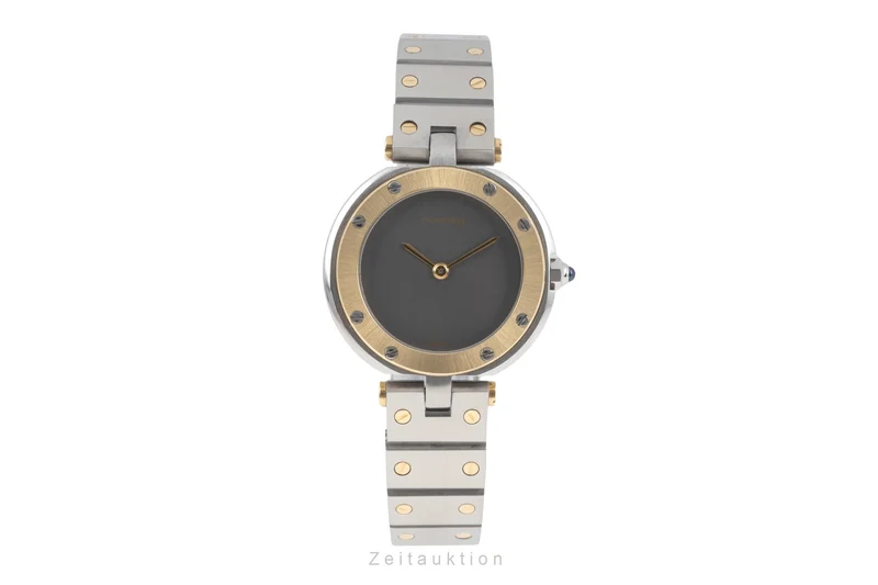 Cartier Santos Ronde steel / gold quartz women's watch 8191 [2505476]