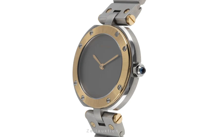 Cartier Santos Ronde steel / gold quartz women's watch 8191 [2505476]
