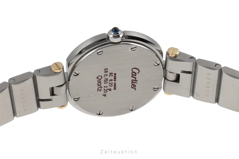 Cartier Santos Ronde steel / gold quartz women's watch 8191 [2505476]