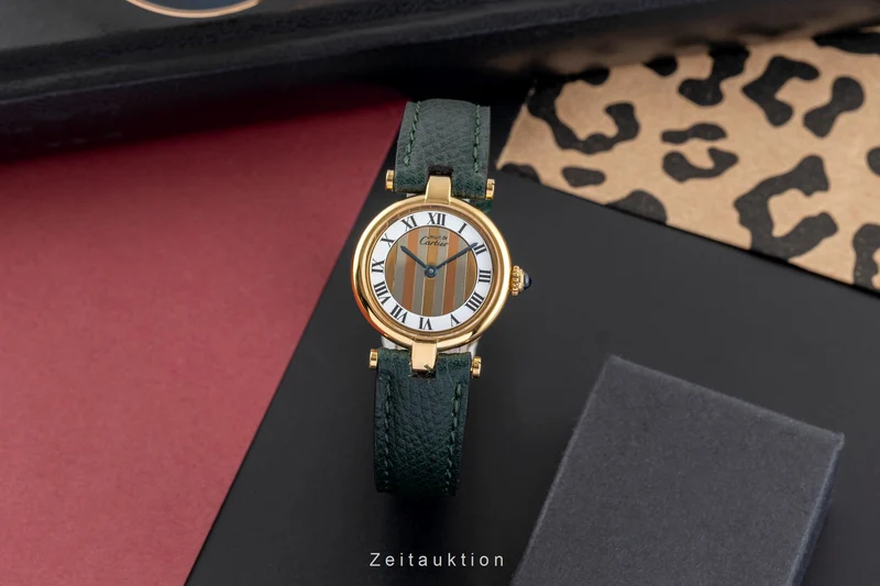 Cartier Vendome silver-gilt quartz women's watch 590004 [2503788]