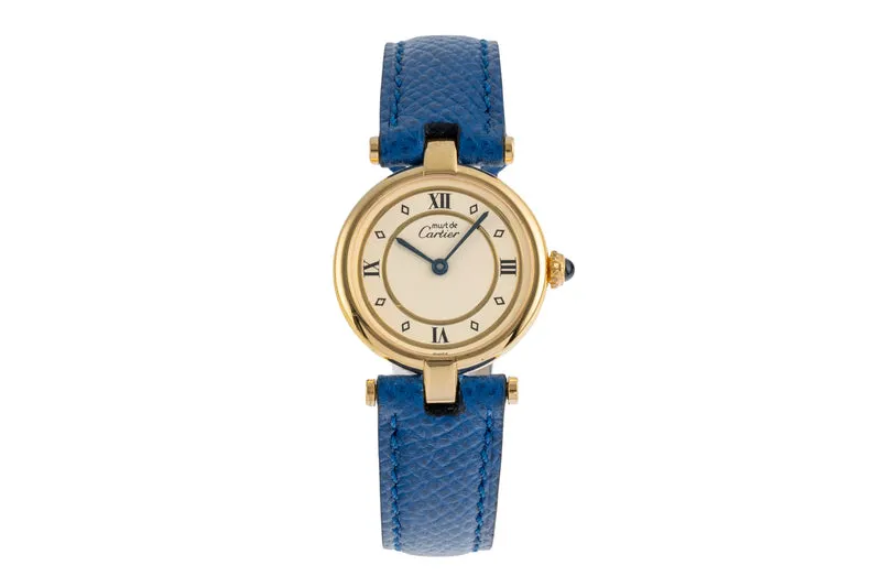 Cartier Vendome silver-gilt quartz women's watch 590004 [2504011]