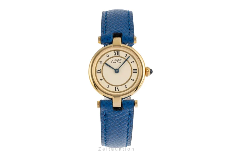 Cartier Vendome silver-gilt quartz women's watch 590004 [2504011]