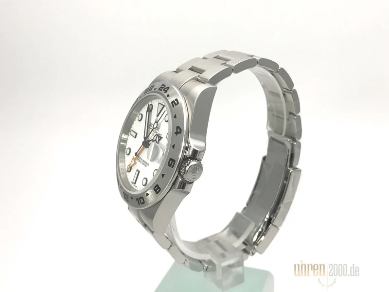 Rolex Explorer II 42 Edelstahl 216570 weißes Zifferblatt aus 2011