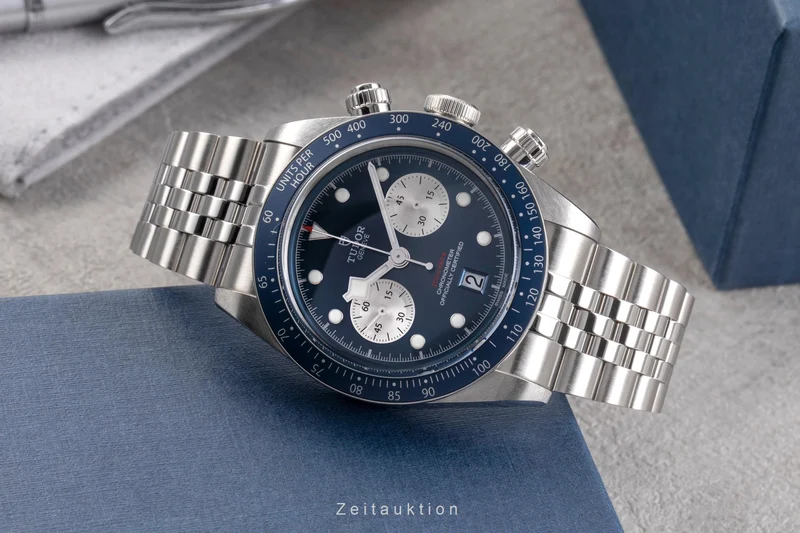 Tudor Black Bay chronograph steel automatic men's watch 79360B-0002 LP: 5870EUR [2505309]