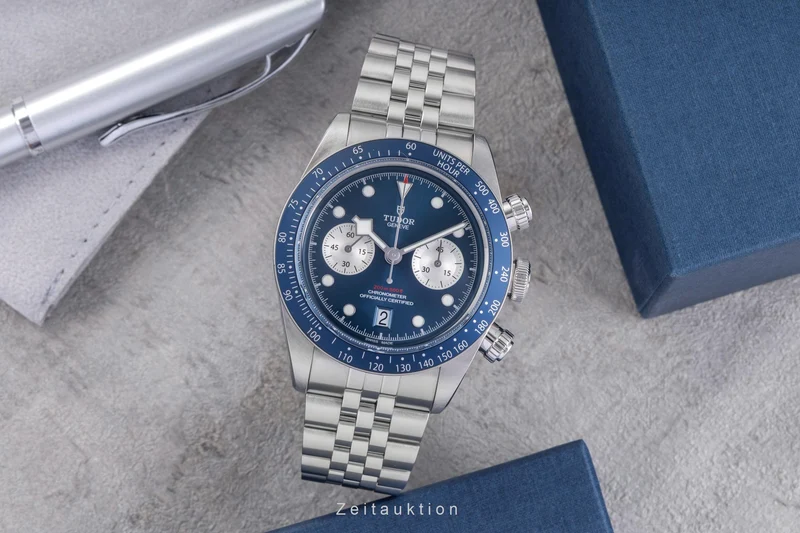Tudor Black Bay chronograph steel automatic men's watch 79360B-0002 LP: 5870EUR [2505309]