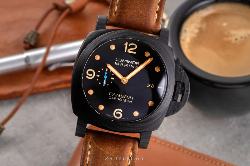 Panerai Luminor Marina carbon automatic men's watch PAM00661 LP: 11900EUR [2505009]