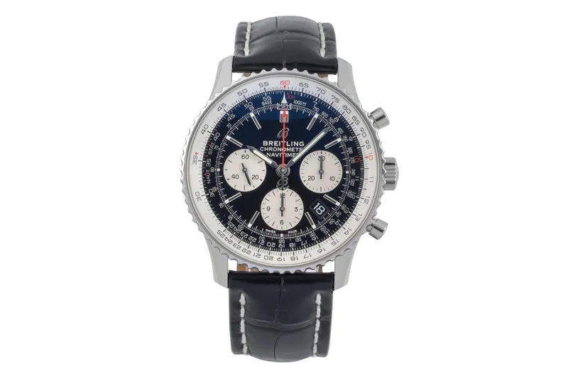 Breitling Navitimer 01 chronograph steel automatic men's watch AB0121 LP: 9300EUR [2505536]