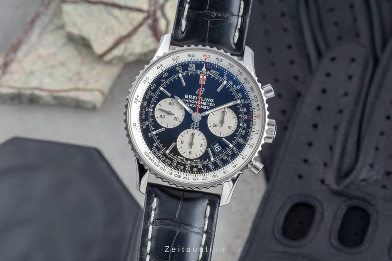 Breitling Navitimer 01 chronograph steel automatic men's watch AB0121 LP: 9300EUR [2505536]