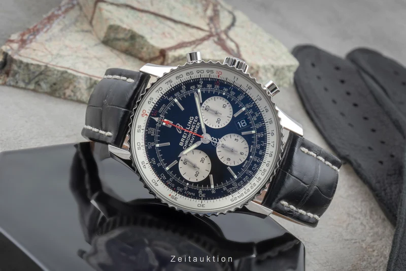 Breitling Navitimer 01 chronograph steel automatic men's watch AB0121 LP: 9300EUR [2505536]