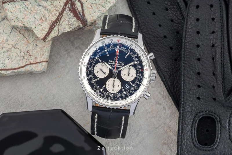 Breitling Navitimer 01 chronograph steel automatic men's watch AB0121 LP: 9300EUR [2505536]