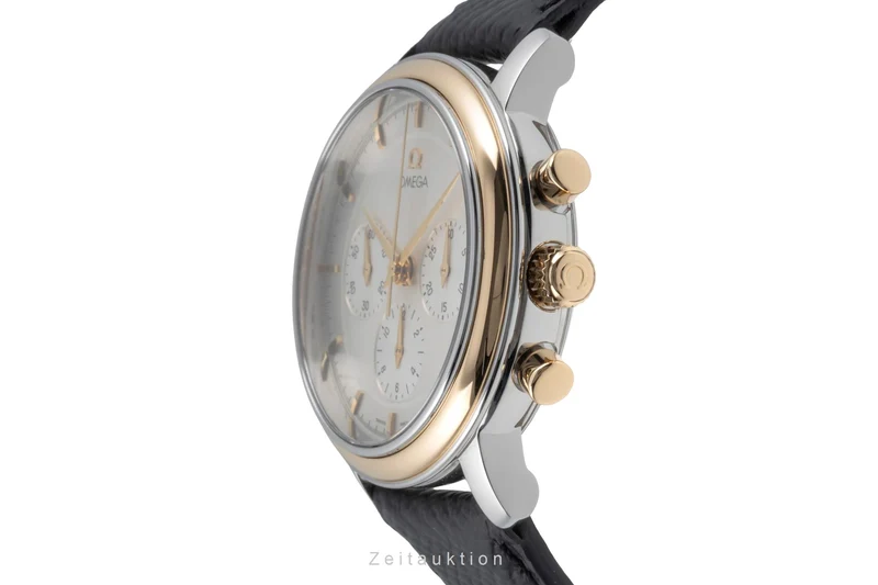 Omega De Ville chronograph steel / gold manual winding men's watch 4340.31, 145.0050 [2505210]