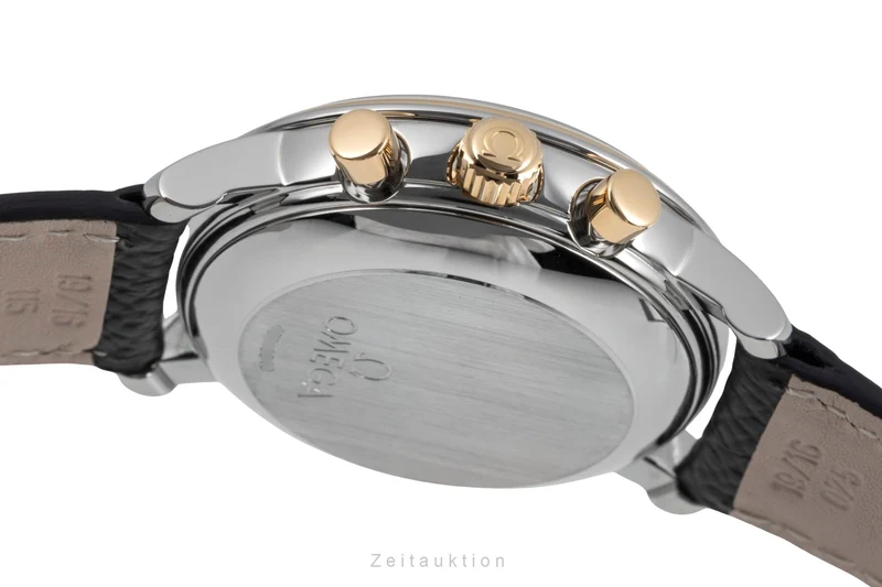 Omega De Ville chronograph steel / gold manual winding men's watch 4340.31, 145.0050 [2505210]