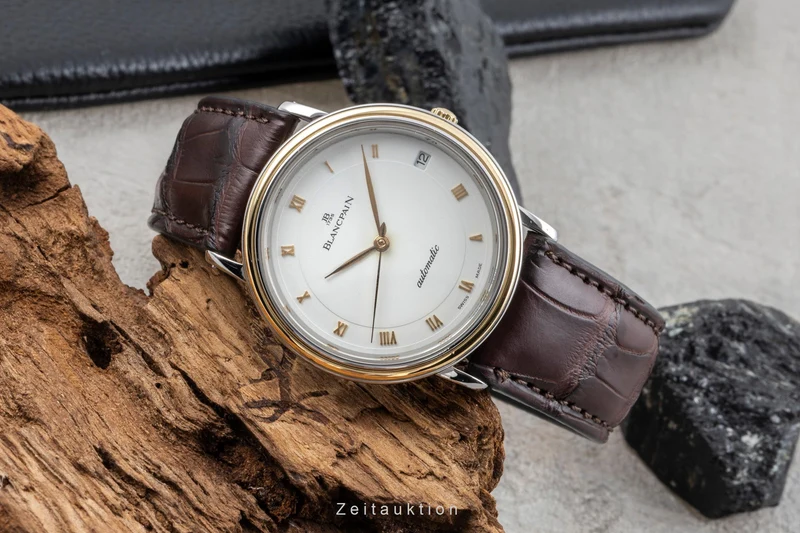 Blancpain Villeret steel / gold automatic men's watch 0095-1318-58 [2504403]