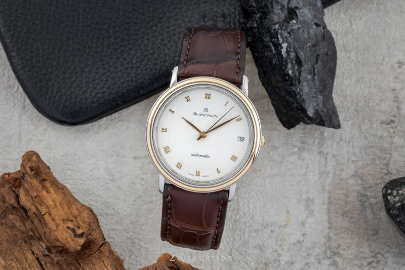 Blancpain Villeret steel / gold automatic men's watch 0095-1318-58 [2504403]