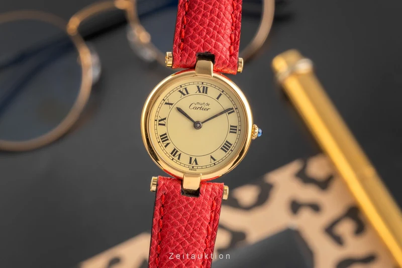 Cartier Vendome silver-gilt quartz women's watch 84978213 [2503974]