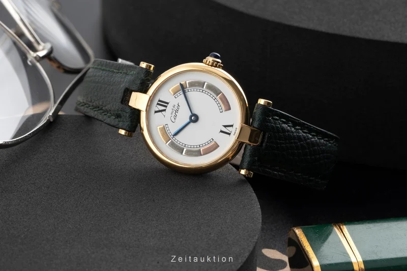 Cartier Vendome silver-gilt quartz women's watch 590004, W1006554 [2504059]