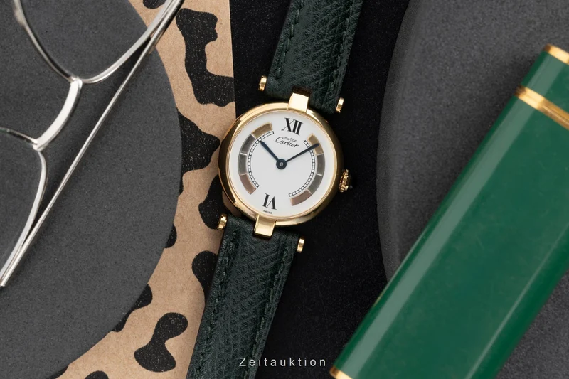 Cartier Vendome silver-gilt quartz women's watch 590004, W1006554 [2504059]