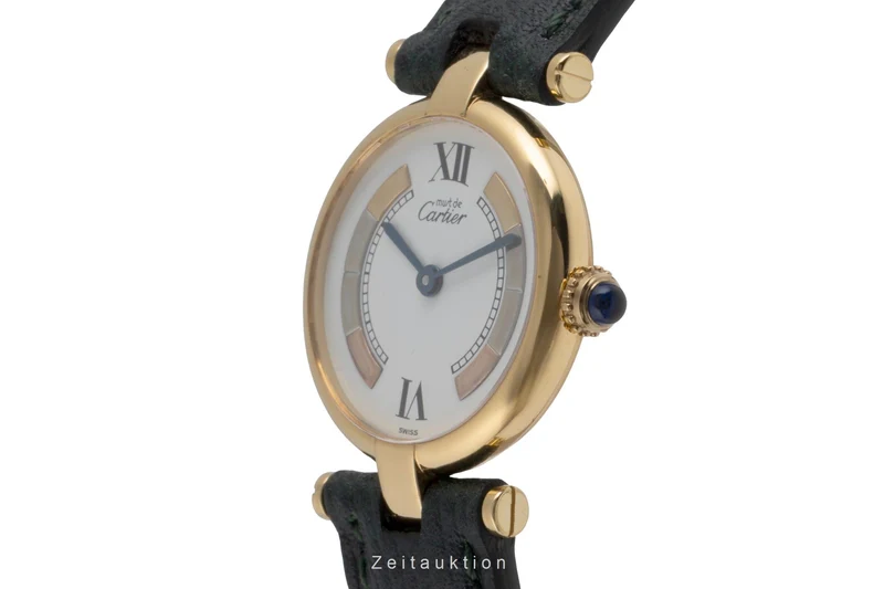 Cartier Vendome silver-gilt quartz women's watch 590004, W1006554 [2504059]