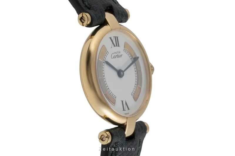 Cartier Vendome silver-gilt quartz women's watch 590004, W1006554 [2504059]