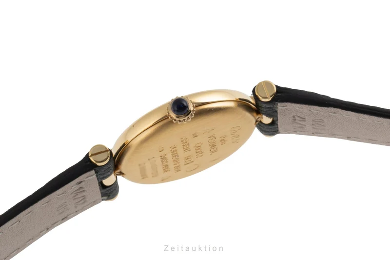 Cartier Vendome silver-gilt quartz women's watch 590004, W1006554 [2504059]