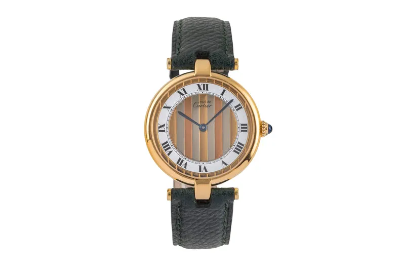 Cartier Vendome silver-gilt quartz unisex 590003 [2503858]