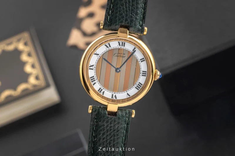Cartier Vendome silver-gilt quartz unisex 590003 [2503858]