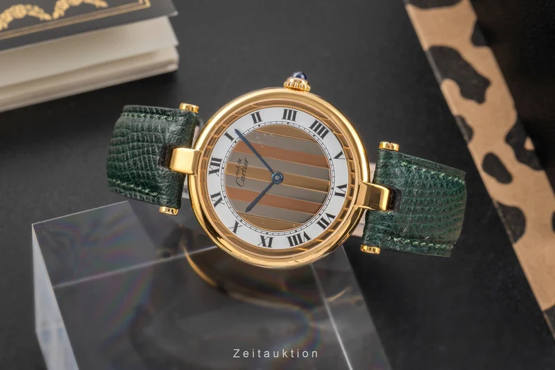 Cartier Vendome silver-gilt quartz unisex 590003 [2503858]