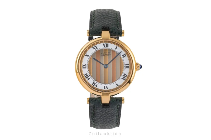 Cartier Vendome silver-gilt quartz unisex 590003 [2503858]